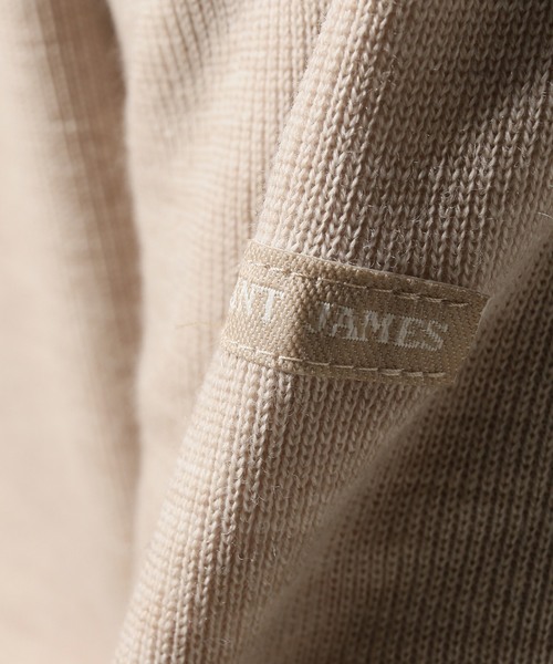 SAINT JAMES(セントジェームス)の「【SAINT JAMES / セントジェームス】ダブルフェイス ソリッド(ニット/セーター・メンズ・チャコールグレー/ベージュ/ネイビー・4/3/5)」の7枚目の写真