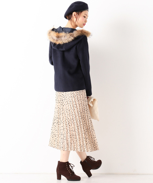 archives（アルシーヴ）の「ショート丈ダッフルコート（ダッフルコート・レディース・パープル/ネイビー/アイボリー/シルバーグレー・MEDIUM）」の12枚目の写真