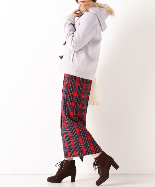 archives（アルシーヴ）の「ショート丈ダッフルコート（ダッフルコート・レディース・パープル/ネイビー/アイボリー/シルバーグレー・MEDIUM）」の14枚目の写真