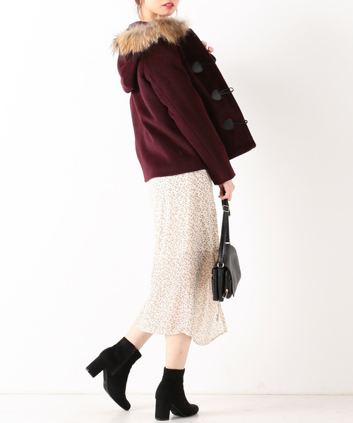 archives（アルシーヴ）の「ショート丈ダッフルコート（ダッフルコート・レディース・パープル/ネイビー/アイボリー/シルバーグレー・MEDIUM）」の15枚目の写真