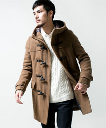 NANO universe | メルトンロングダッフルコート(ダッフルコート)