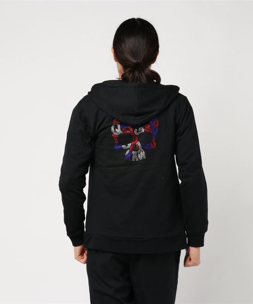 おしゃれスタ(オシャレスタ)の「スカルラインストーンフードジップジャケット(SS)(その他アウター・メンズ・A/B/C/D・L/M)」の7枚目の写真