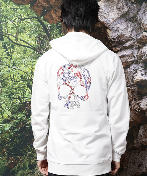 おしゃれスタ(オシャレスタ)の「スカルラインストーンフードジップジャケット(SS)(その他アウター・メンズ・A/B/C/D・L/M)」の17枚目の写真