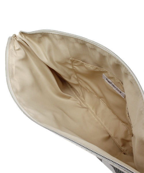 WEGO（ウィゴー）の「WEGO/パンチングクラッチバッグ（クラッチバッグ・メンズ・ホワイト/ブラック・FREE）」の8枚目の写真