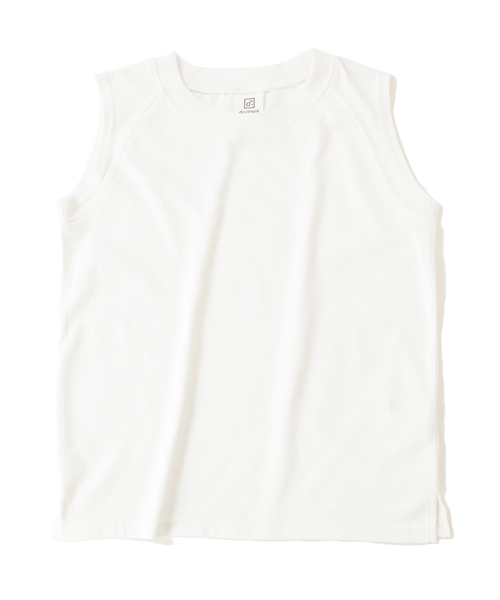 devirock(デビロック)の「ボックスタンクトップ(タンクトップ・キッズ・ホワイト/テラコッタ/スミクロ/カーキ・130cm/160cm/110cm/150cm/120cm/100cm/140cm)」の8枚目の写真