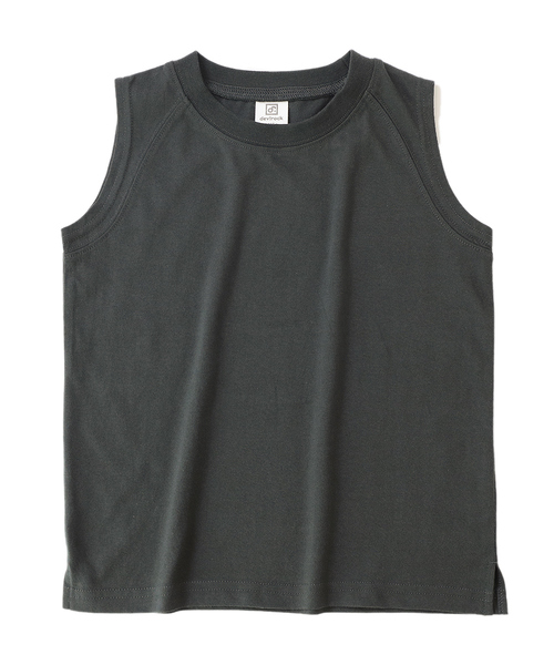 devirock(デビロック)の「ボックスタンクトップ(タンクトップ・キッズ・ホワイト/テラコッタ/スミクロ/カーキ・130cm/160cm/110cm/150cm/120cm/100cm/140cm)」の9枚目の写真