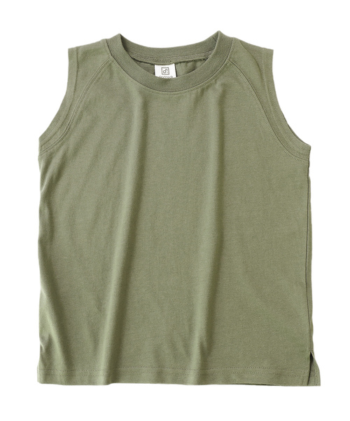 devirock(デビロック)の「ボックスタンクトップ(タンクトップ・キッズ・ホワイト/テラコッタ/スミクロ/カーキ・130cm/160cm/110cm/150cm/120cm/100cm/140cm)」の11枚目の写真