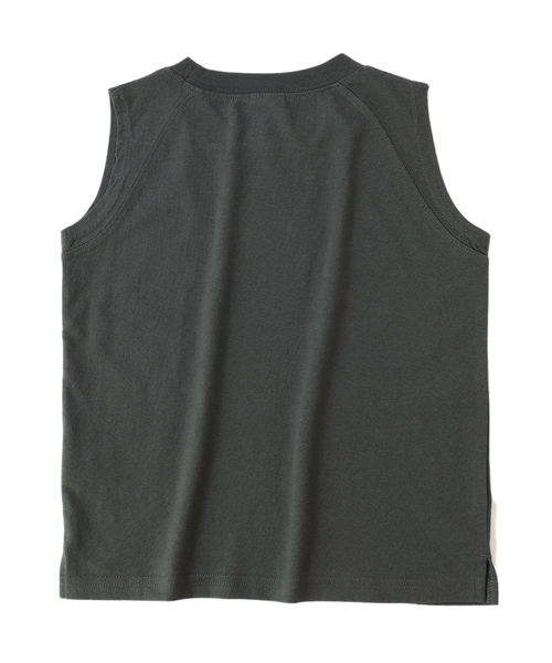 devirock(デビロック)の「ボックスタンクトップ(タンクトップ・キッズ・ホワイト/テラコッタ/スミクロ/カーキ・130cm/160cm/110cm/150cm/120cm/100cm/140cm)」の12枚目の写真