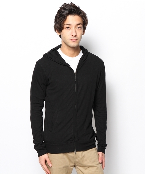 PLST(プラステ)の「Men 二重仕立てジップアップパーカ(パーカー・メンズ・ブラック/ヘザーグレー・LARGE/X-LARGE/MEDIUM/SMALL)」の9枚目の写真