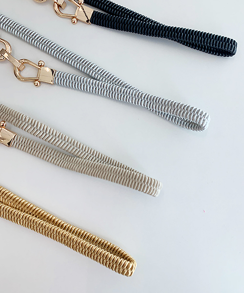 apres jour（アプレジュール）の「【apres jour×ARIAZ】ビットゴムベルト（ベルト・レディース・ブラック/シルバー/ゴールド/アイボリー・FREE）」の12枚目の写真