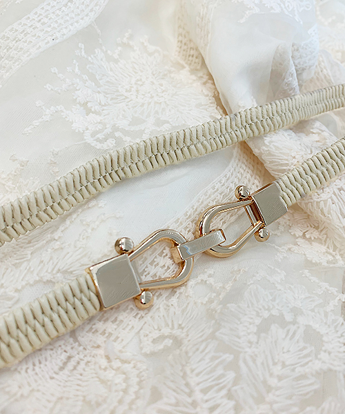 apres jour（アプレジュール）の「【apres jour×ARIAZ】ビットゴムベルト（ベルト・レディース・ブラック/シルバー/ゴールド/アイボリー・FREE）」の17枚目の写真