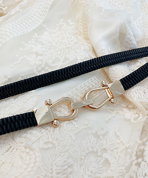 apres jour（アプレジュール）の「【apres jour×ARIAZ】ビットゴムベルト（ベルト・レディース・ブラック/シルバー/ゴールド/アイボリー・FREE）」の18枚目の写真