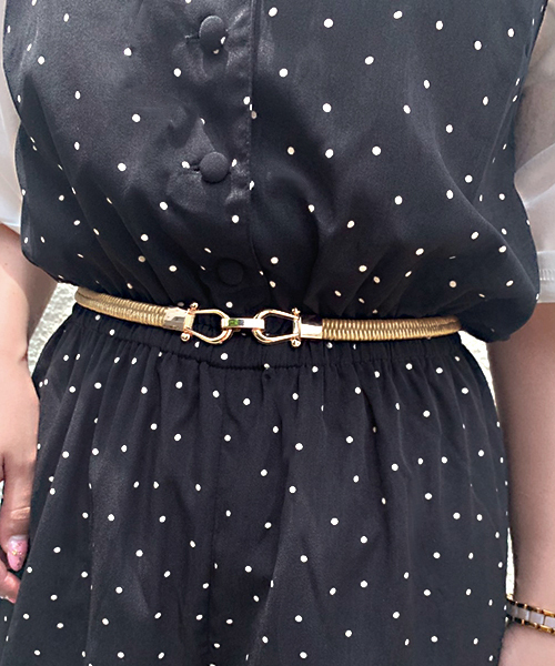 apres jour（アプレジュール）の「【apres jour×ARIAZ】ビットゴムベルト（ベルト・レディース・ブラック/シルバー/ゴールド/アイボリー・FREE）」の20枚目の写真