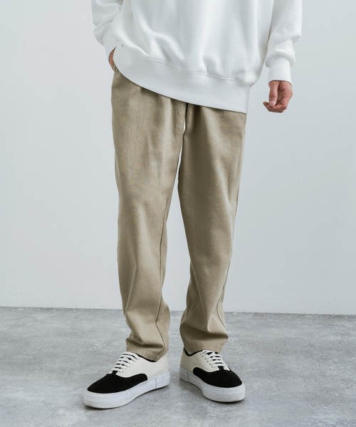 Rocky Monroe（ロッキーモンロー）の「ワイドテーパードイージーシェフパンツ スケーターパンツ（その他パンツ・メンズ・チャコールグレー/ネイビー/ブラウン/グレー/カーキ/ブラック/ベージュ/レオパード/ウッドランド/オフホワイト/グレー系その他/ブラウン系その他/ネイビー系・LL/M/L）」の8枚目の写真