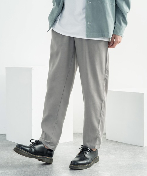 Rocky Monroe（ロッキーモンロー）の「ワイドテーパードイージーシェフパンツ スケーターパンツ（その他パンツ・メンズ・チャコールグレー/ネイビー/ブラウン/グレー/カーキ/ブラック/ベージュ/レオパード/ウッドランド/オフホワイト/グレー系その他/ブラウン系その他/ネイビー系・LL/M/L）」の5枚目の写真