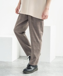 Rocky Monroe | ワイドパンツ シェフパンツ  テーパードスラックス 無地/チェック柄(その他パンツ)