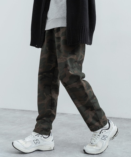 Rocky Monroe（ロッキーモンロー）の「ワイドテーパードイージーシェフパンツ スケーターパンツ（その他パンツ・メンズ・チャコールグレー/ネイビー/ブラウン/グレー/カーキ/ブラック/ベージュ/レオパード/ウッドランド/オフホワイト/グレー系その他/ブラウン系その他/ネイビー系・LL/M/L）」の12枚目の写真