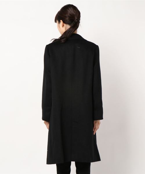 INTERPLANET（インタープラネット）の「ウールカルゼチェスターコート（チェスターコート・レディース・チャコールグレー/ブラック/ネイビー・FREE）」の5枚目の写真