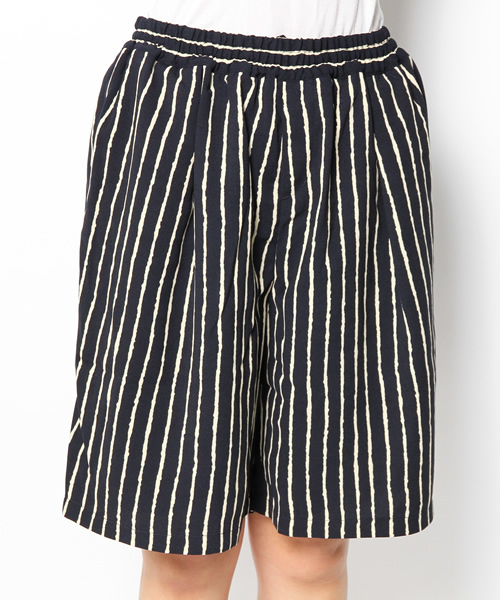 DISCOAT（ディスコート）の「【Discoat】ストライプバミューダパンツ（その他パンツ・レディース・ネイビー/アイボリー・ﾌﾘ-）」の7枚目の写真