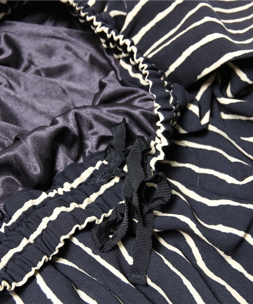 DISCOAT（ディスコート）の「【Discoat】ストライプバミューダパンツ（その他パンツ・レディース・ネイビー/アイボリー・ﾌﾘ-）」の3枚目の写真