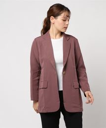 KOBE LETTUCE | とろみ素材テーラードゆるジャケット[K840](テーラードジャケット)