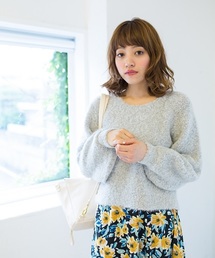 Heather | 3Gブークレヤーンニット　547117(ニット/セーター)