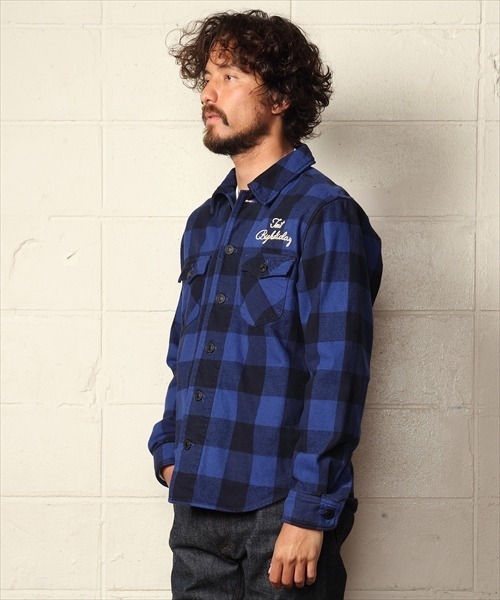 トップス TMT PIECE DYED BUFFALO CHECK SHIRTS トップス TMT PIECE DYED BUFFALO CHECK SHIRTS TMT PIECE DYED