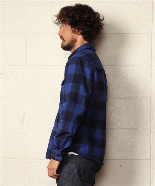 トップス TMT PIECE DYED BUFFALO CHECK SHIRTS トップス TMT PIECE DYED BUFFALO CHECK SHIRTS TMT PIECE DYED