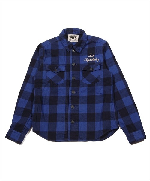 トップス TMT PIECE DYED BUFFALO CHECK SHIRTS トップス TMT PIECE DYED BUFFALO CHECK SHIRTS TMT PIECE DYED