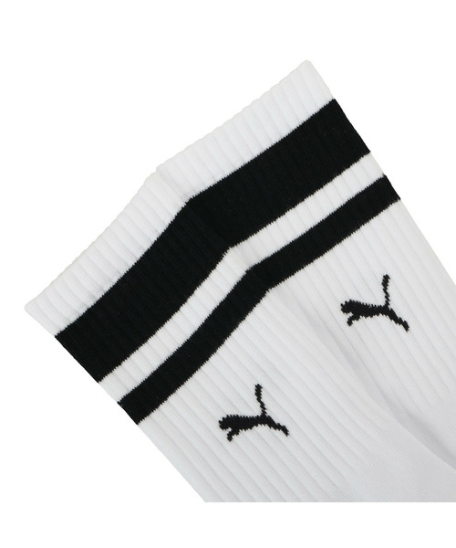 PUMA(プーマ)の「PUMA プーマ ユニセックス プーマ ペア ファッション ソックス(ソックス/靴下・メンズ・ブラック/ホワイト/ホワイト×レッド/ベージュ・23.0cm/25.0cm/27.0cm)」の18枚目の写真