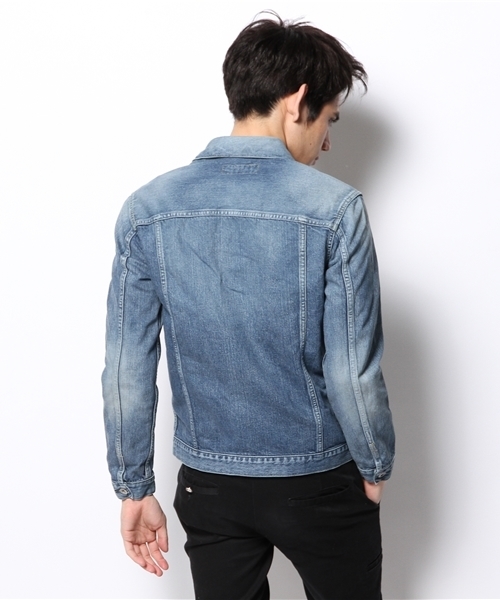 And A（アンドエー）の「ヴィンテージタイトシルエットデニムGジャン（デニムジャケット・メンズ・サックスブルー・40/42）」の4枚目の写真