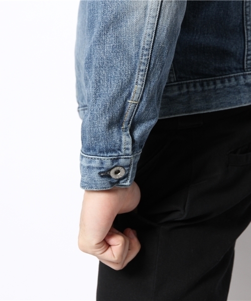 And A（アンドエー）の「ヴィンテージタイトシルエットデニムGジャン（デニムジャケット・メンズ・サックスブルー・40/42）」の8枚目の写真