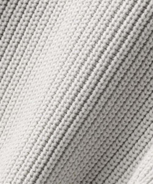 BEAUTY&YOUTH UNITED ARROWS（ビューティーアンドユースユナイテッドアローズ）の「BY バルキー アゼ ニット（ニット/セーター・メンズ・ライトブルー/ネイビー/シャーベット/ナチュラル/ブラック・X-LARGE/SMALL/LARGE/MEDIUM）」の22枚目の写真