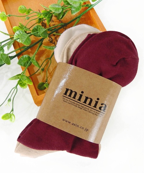 minia（ミニア）の「デイリーソックス＜3足SET＞（ソックス/靴下・レディース・ホワイト/ブラック/その他/その他2/その他3/その他4/その他5/ベージュ/アイボリー/その他6・FREE）」の8枚目の写真