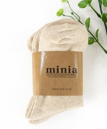 minia（ミニア）の「デイリーソックス＜3足SET＞（ソックス/靴下）」