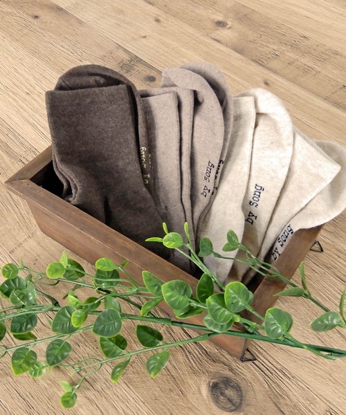 minia（ミニア）の「デイリーソックス＜3足SET＞（ソックス/靴下・レディース・ホワイト/ブラック/その他/その他2/その他3/その他4/その他5/ベージュ/アイボリー/その他6・FREE）」の5枚目の写真