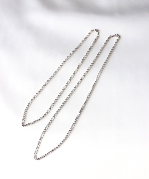 MIXTO（ミスト）の「Fausto/ チェーンネックレス（ネックレス・レディース・シルバー・S/M）」の2枚目の写真