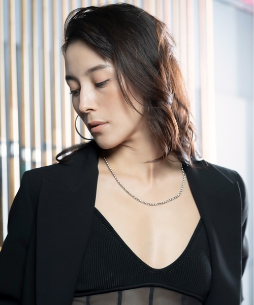 MIXTO（ミスト）の「Fausto/ チェーンネックレス（ネックレス・レディース・シルバー・S/M）」の9枚目の写真