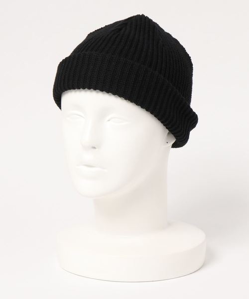 Right-on（ライトオン）の「コットンローワッチ（ニットキャップ/ビーニー・メンズ・ホワイト/ブラック/ベージュ/ネイビー・フリー）」の2枚目の写真