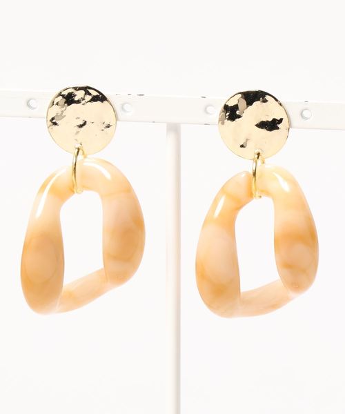 100 本物保証 Flamingoroom アクリルリングピアス 大注目 Www Akronautoauction Com