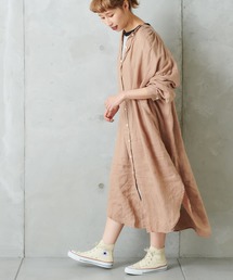 PUAL CE CIN | リネンシャツワンピース(ワンピース)