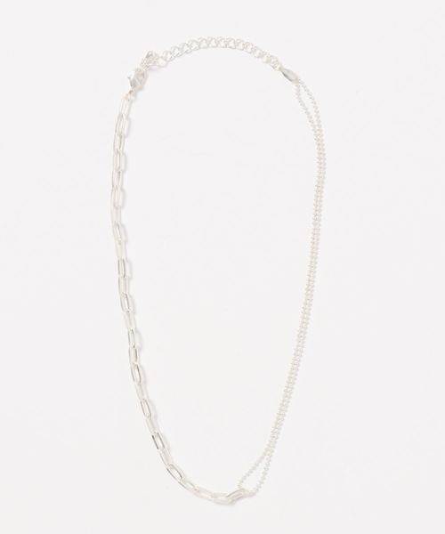 AMERICAN HOLIC（アメリカンホリック）の「チェーンMIXショートネックレス ＊（ネックレス・レディース・シルバー/ゴールド・FREE）」の2枚目の写真