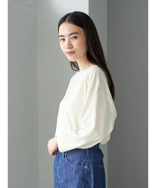 AMERICAN HOLIC（アメリカンホリック）の「スクエアネックカットプルオーバー 〇＊（Tシャツ/カットソー・レディース・チャコールグレー/アイボリー/ブラック系その他4/ブルー系その他2・M/L）」の19枚目の写真