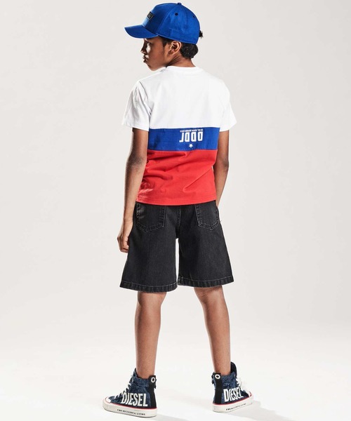 DIESEL（ディーゼル）の「DIESEL（ディーゼル）Kids & Junior 半袖Tシャツカットソー（Tシャツ/カットソー・キッズ・ホワイト・4Y/12Y/16Y/14Y/10Y/8Y/6Y）」の4枚目の写真