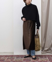 Eimee Law | ドルマントップス&ベロアプリーツドレス SET UP(ワンピース)