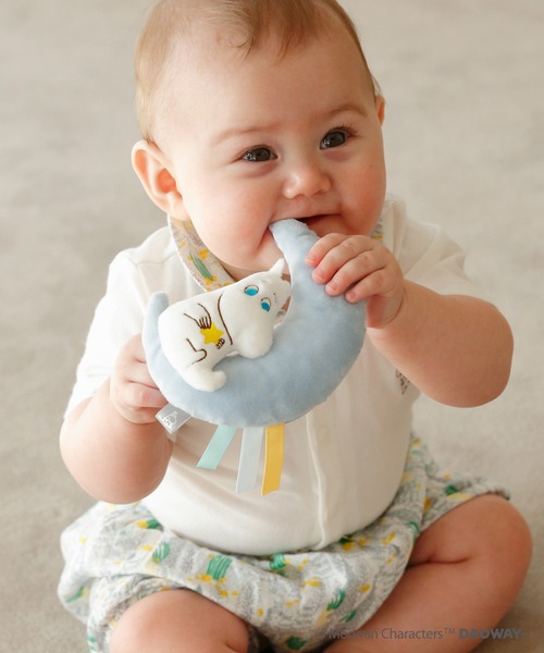 MOOMIN(ムーミン)の「にぎにぎラトル(おもちゃ・キッズ・ライトブルー/ベビーピンク・ONE SIZE)」の1枚目の写真