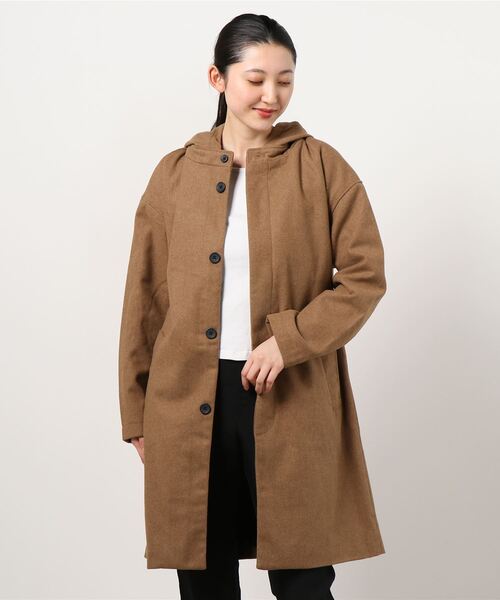 【セール】メルトン フーデッドコート（ダッフルコート）｜Mag.（マグ）