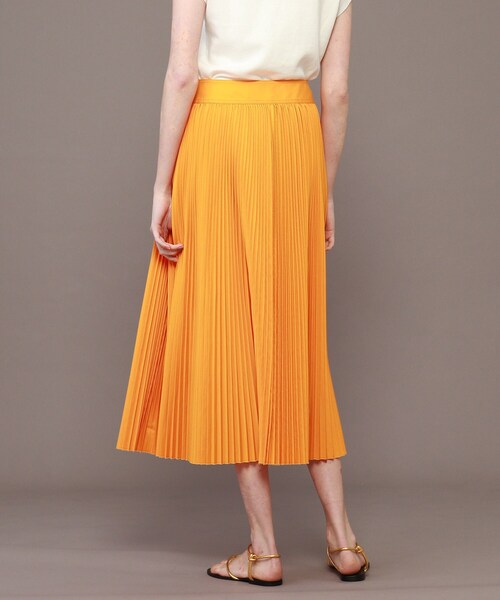 DRESSTERIOR（ドレステリア）の「◆コットンウェザープリーツスカート（スカート・レディース・マスタード/ライトベージュ/ホワイト系/サックスブルー系8・40/38/36/34）」の8枚目の写真