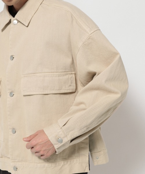 最先端商品 の セール Lowrys デニムジャケット Lowrys ｂｉｇスリットカラーデニムジャケット Farm デニムジャケット Farm ローリーズファーム のファッション