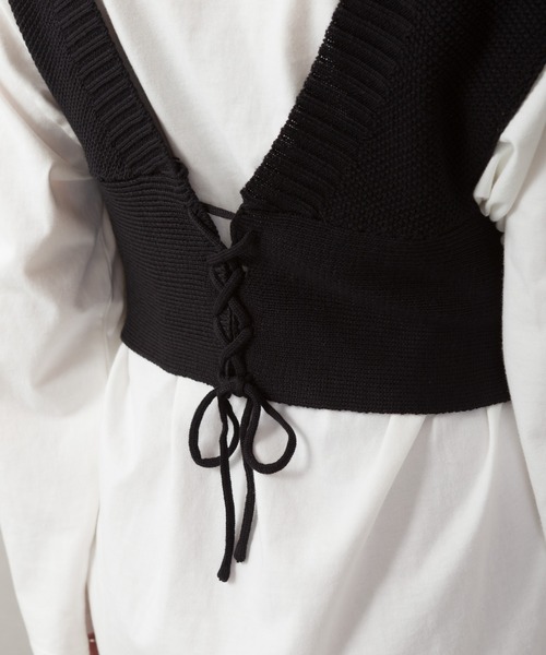 SpRay（スプレイ）の「【WEB限定】ビスチェアンサンブル（アンサンブル・レディース・ベージュ/ブラック/ブルー/ラベンダー/ミント・FREE）」の10枚目の写真